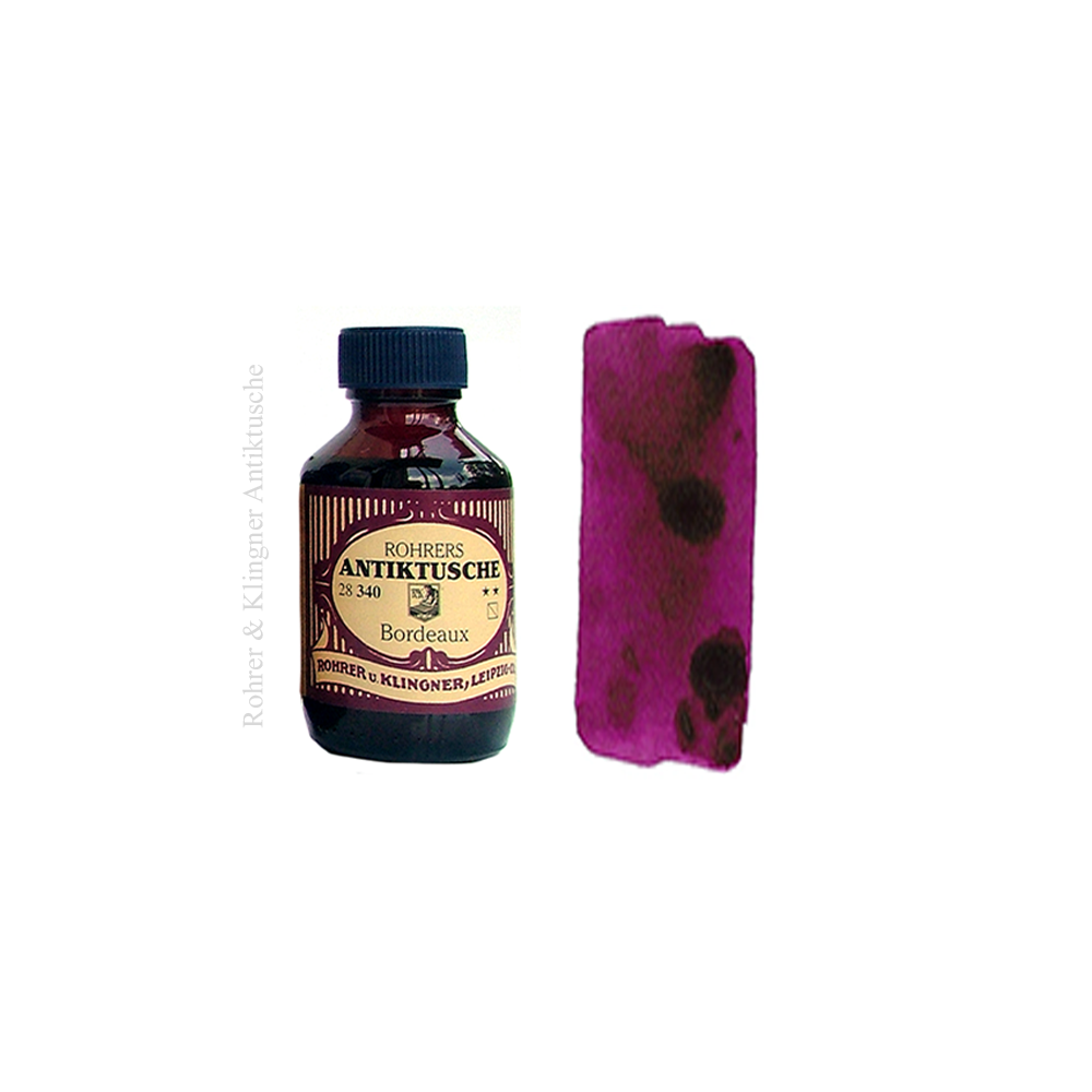 Antiktusche Bordeaux, pigment ink * Rohrer & Klingner 