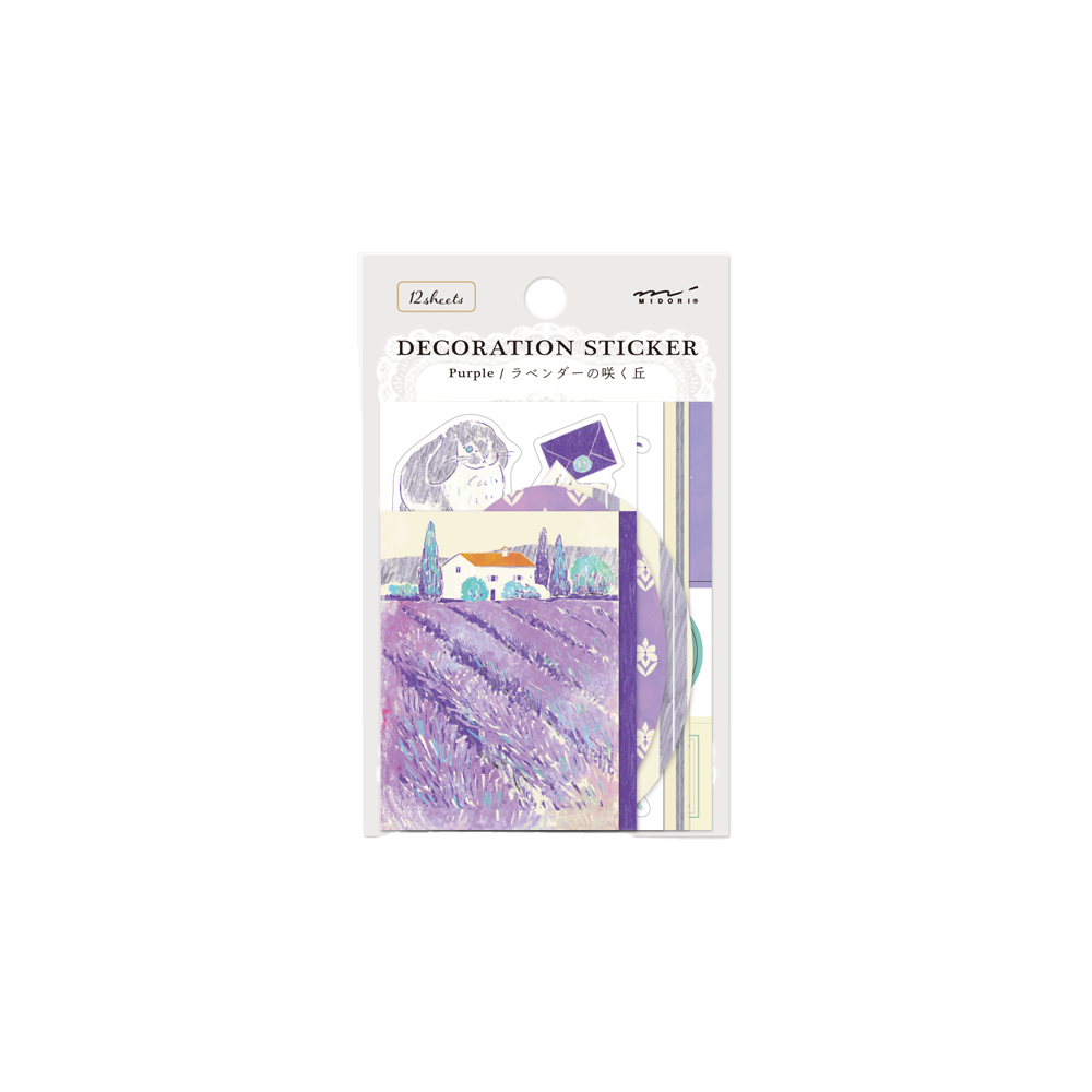 28. **Limited edition** Decoration Sticker Purple * Midori