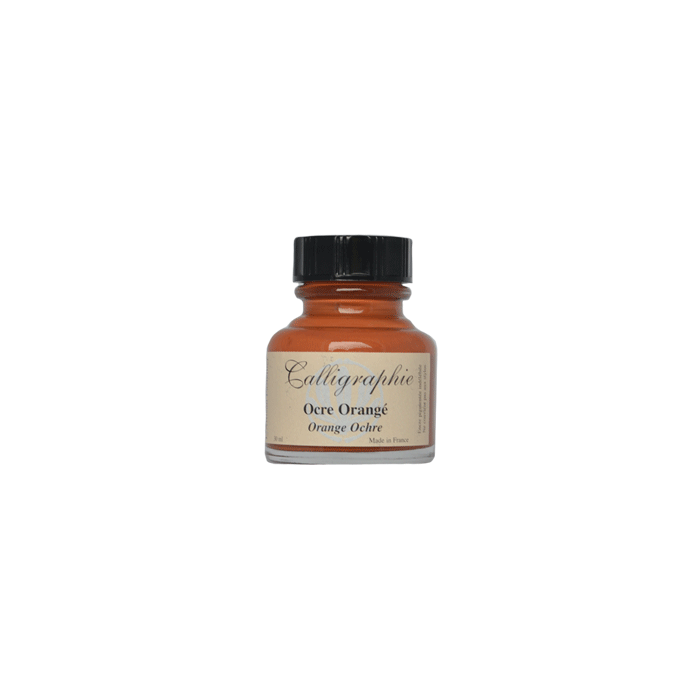 Orange ochre * calligraphy ink * L' Artisan Pastellier