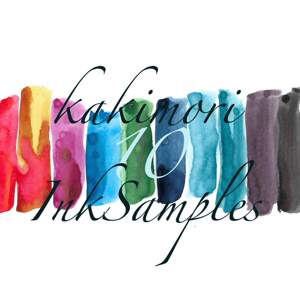 Kakimori 10 ink samples 