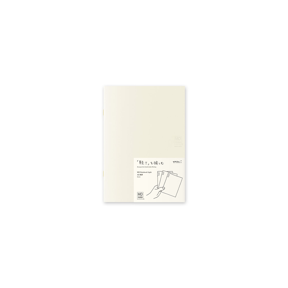 MD Light A5, tri-pack schriftjes blanco * Midori