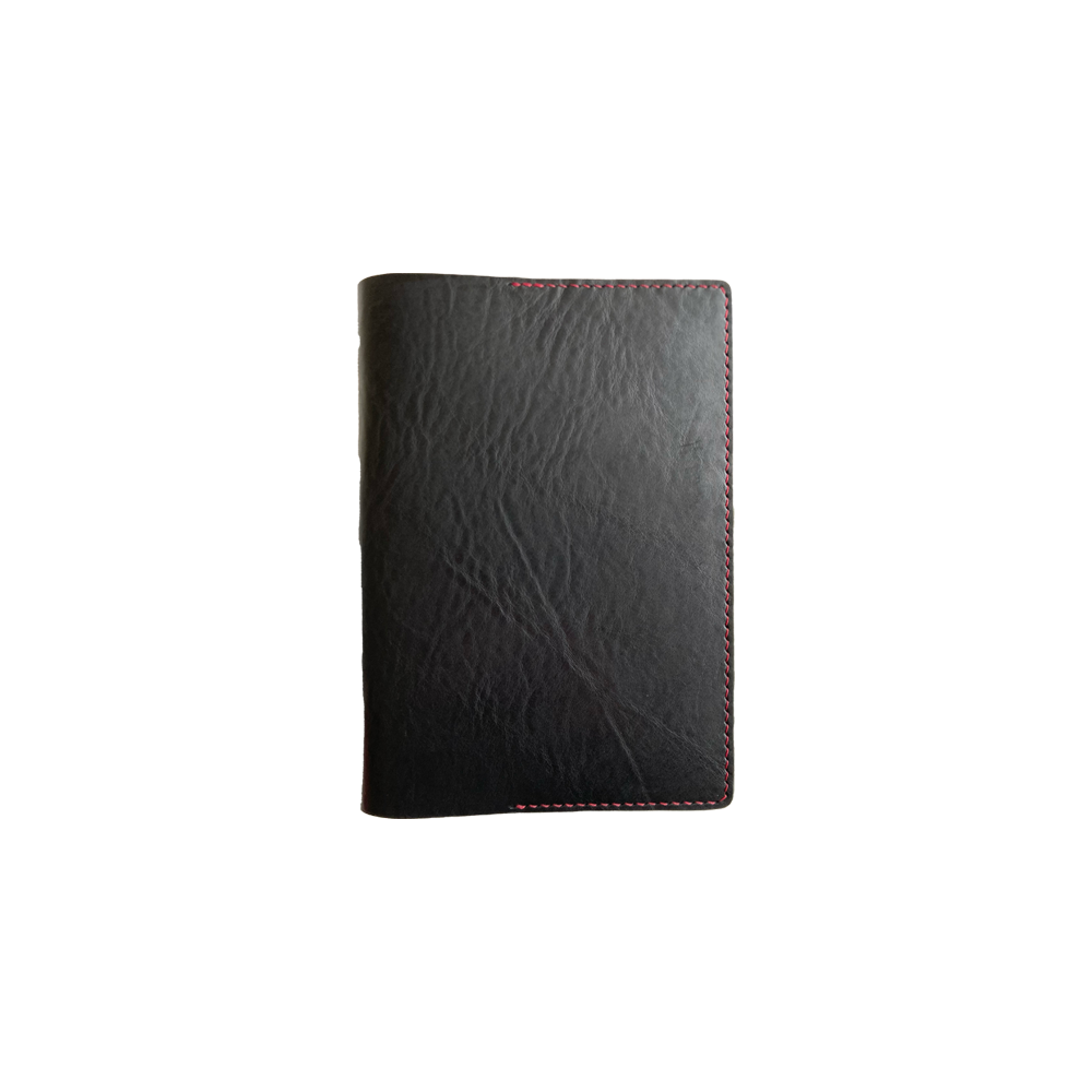 8C. Black Raspberry, leather book cover * Kron