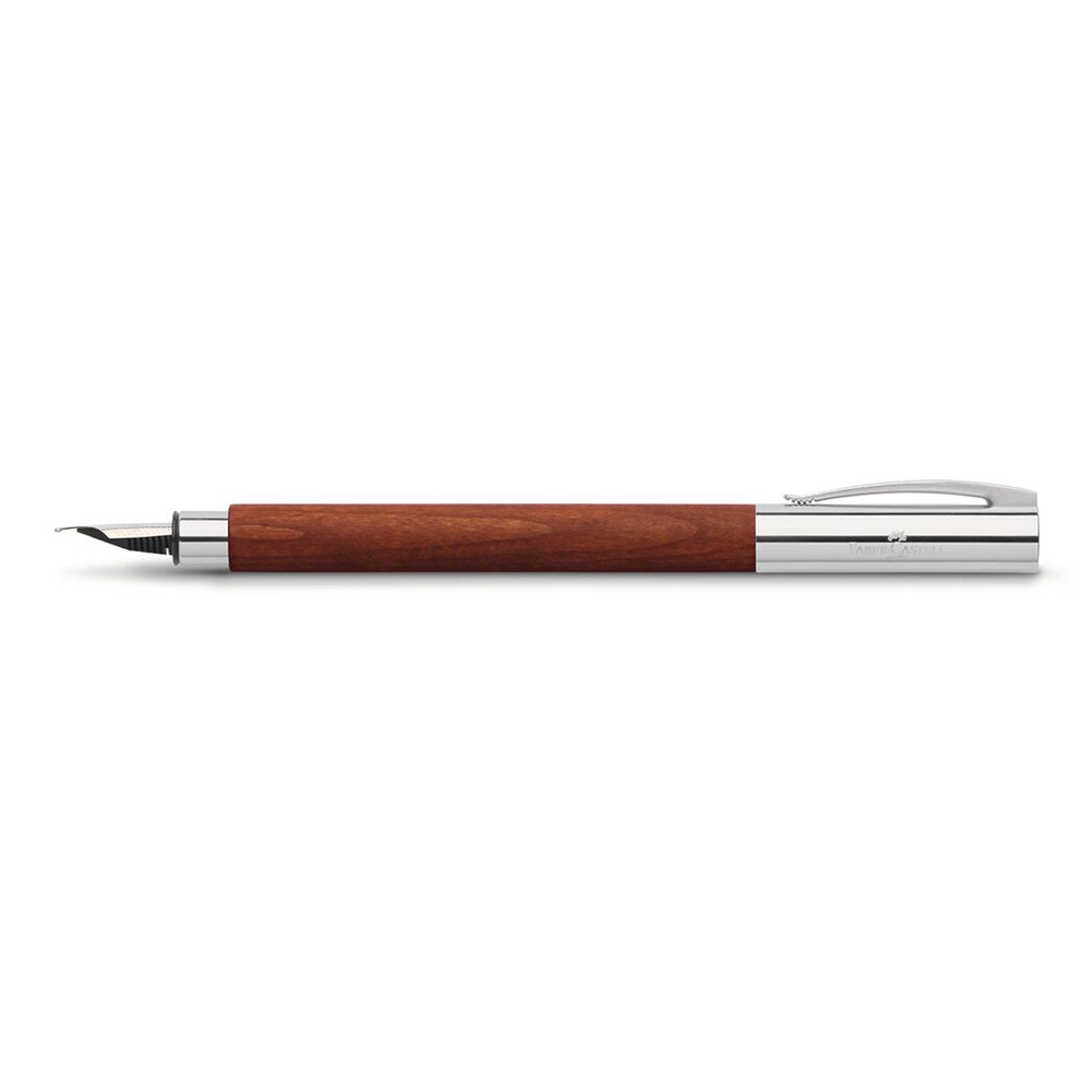 Ambition Pearwood darkbrown fountain pen * Faber-Castell