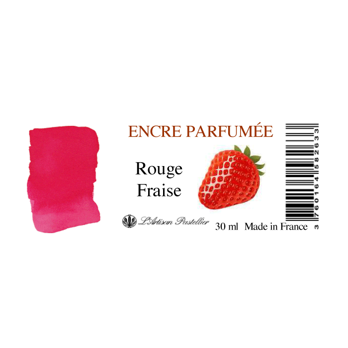 Encre Parfumée Fraise * L'Artisan Pastellier