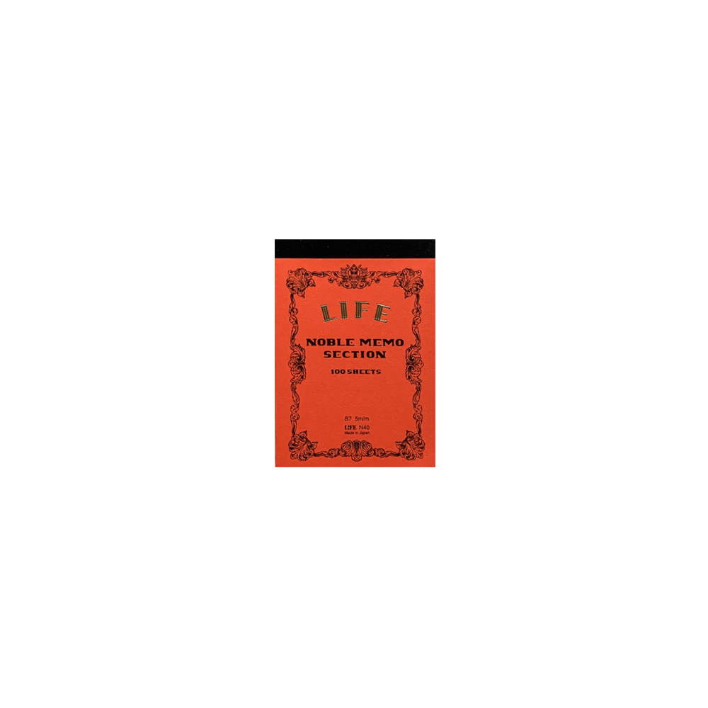 LIFE B7 Noble Memo oranje * geruit
