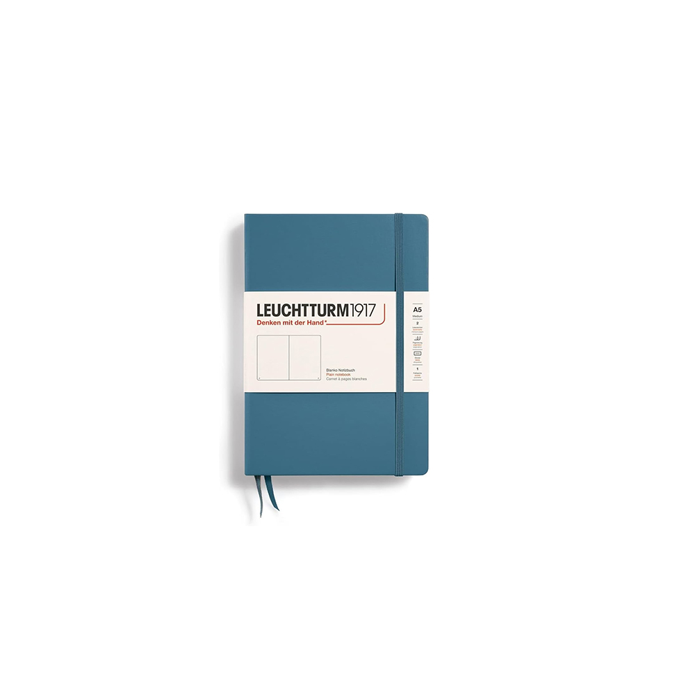 Notitieboek A5, Hardcover, Stone Blue * Leuchtturm1917