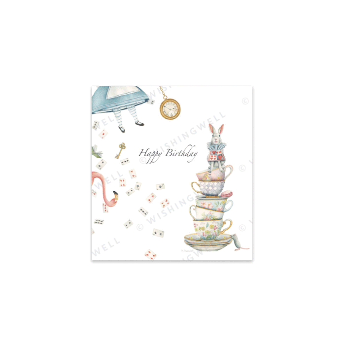 01. Alice Happy Birthday * Wishingwell gift card