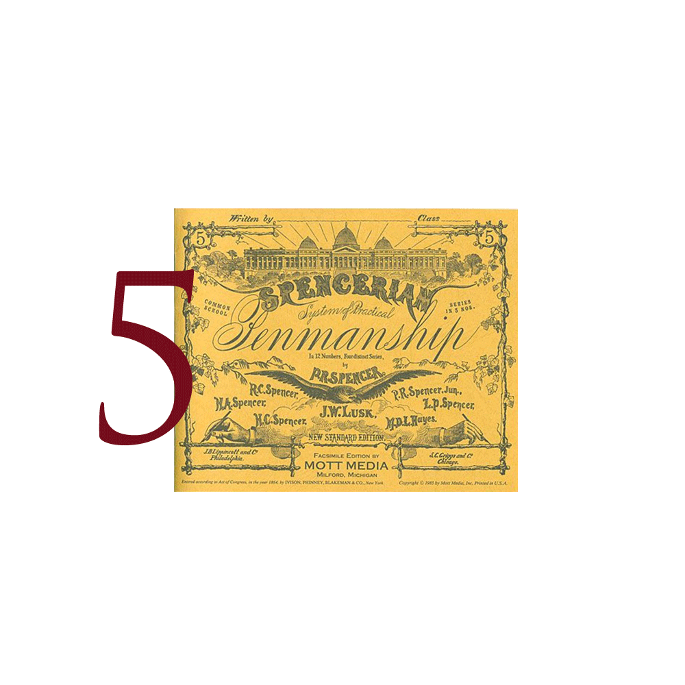 5. Spencerian Penmanship, copybook 5 * Mott media