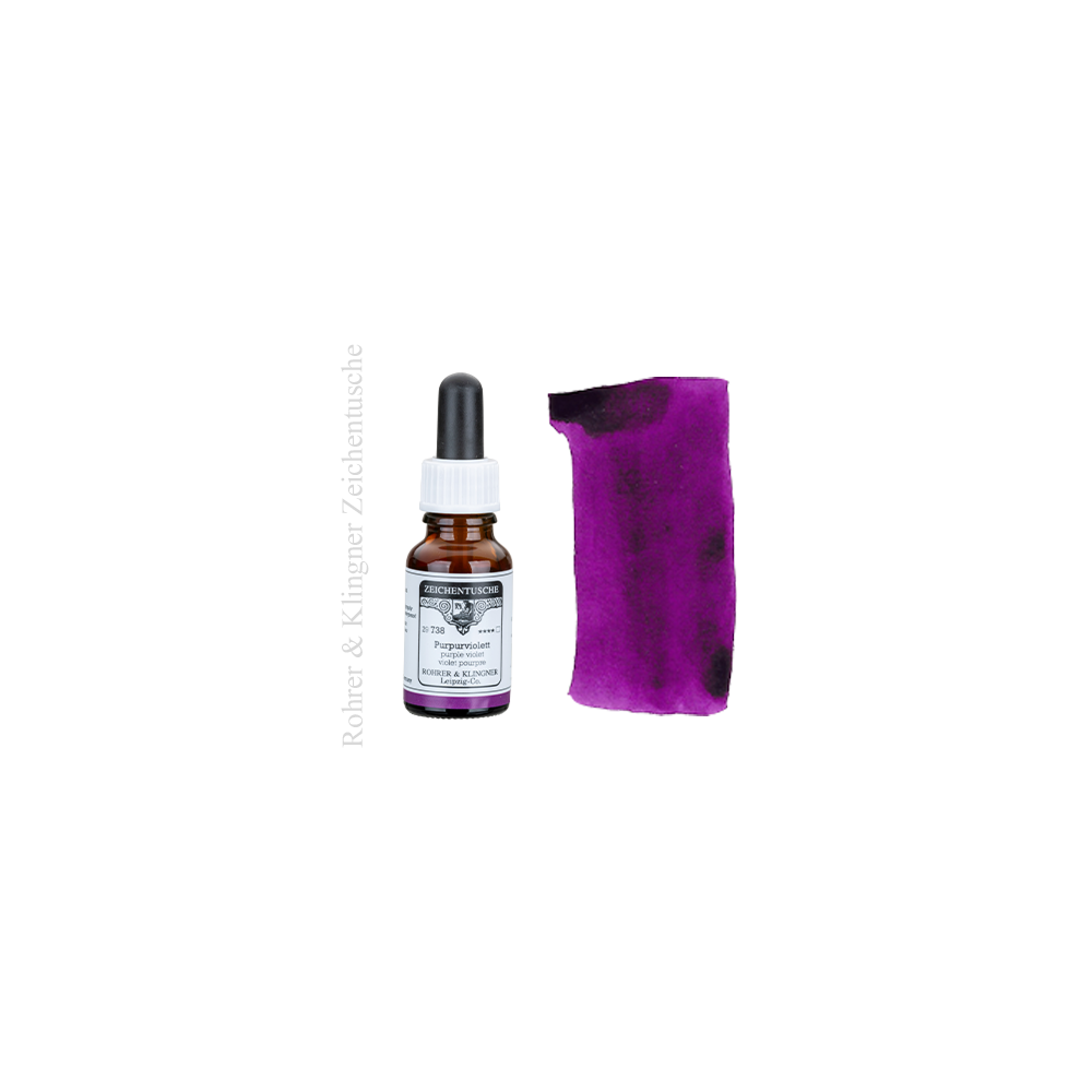 Zeichentusche Purpurviolett, pigment ink * Rohrer & Klingner 