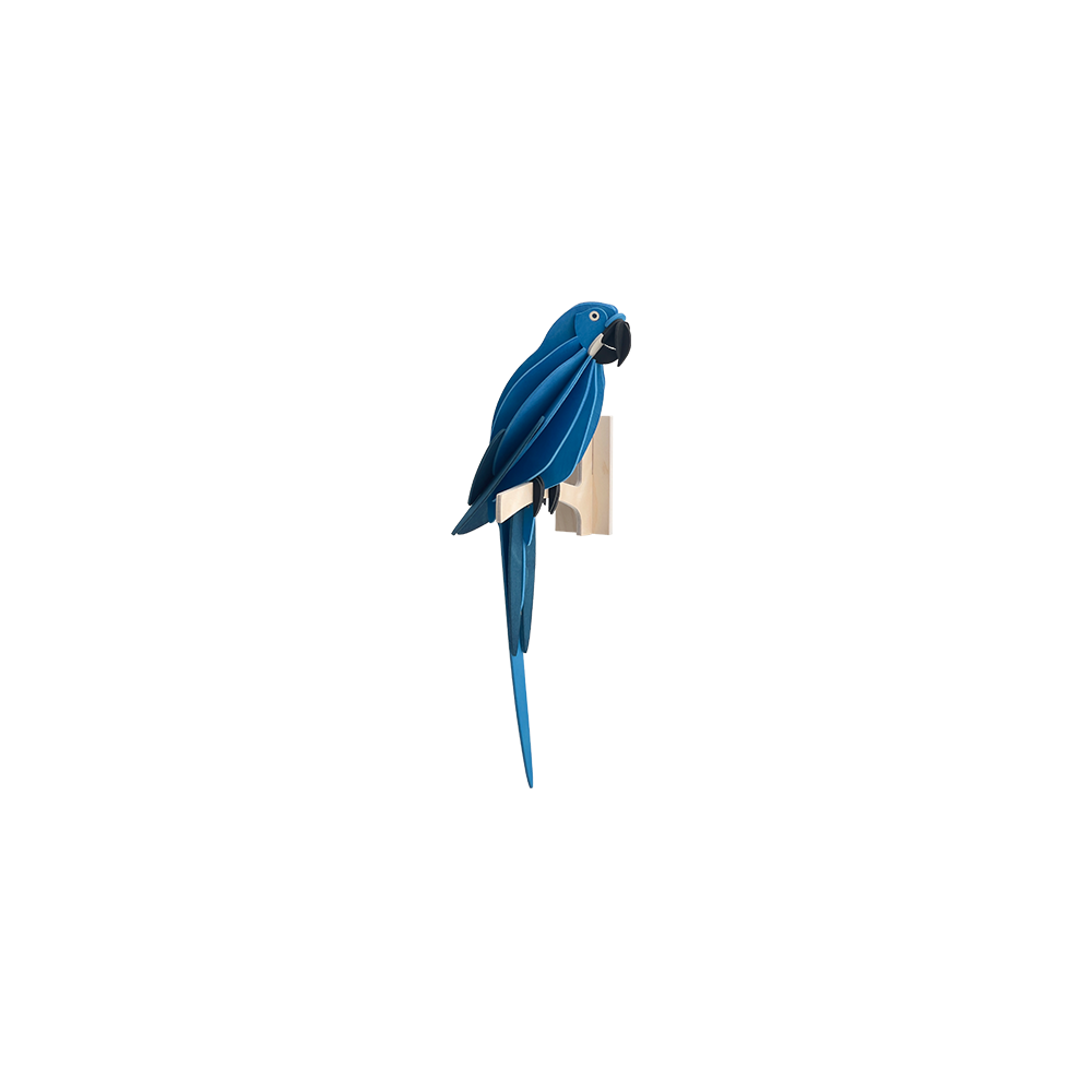 84. Hyacinth Macaw 26cm * 3D Puzzle Card * Lovi