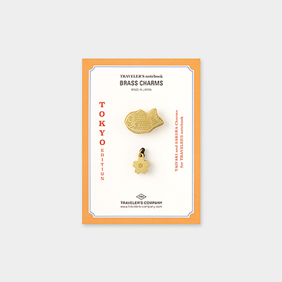 Traveler's notebook TOKYO EDITION Brass charm  * Traveler's Company Japan