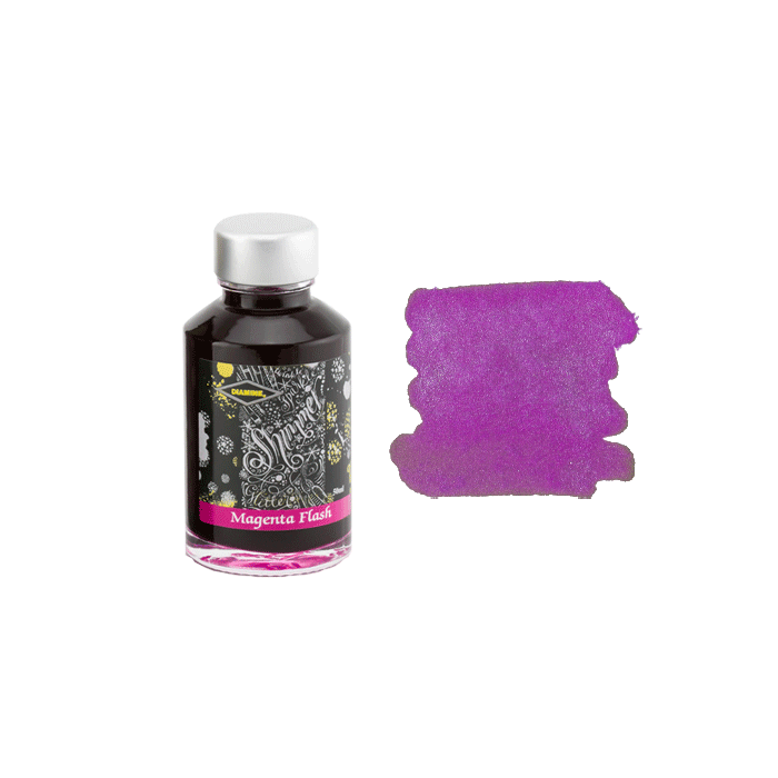 Magenta Flash shimmer ink * Diamine