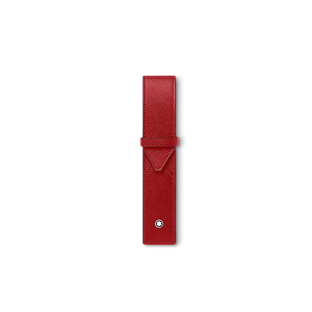 Sartorial etui 1 pen rood 130835 * Montblanc leder