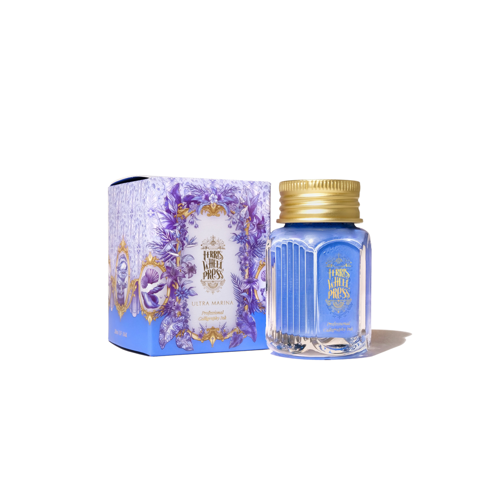 Ultra marine, calligraphy ink 28ml * Ferris Wheel Press