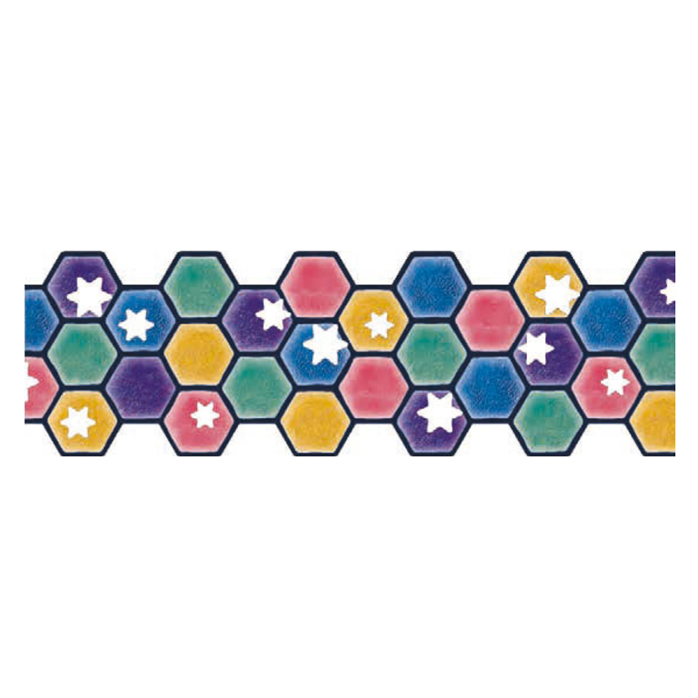 P18 * Die Cut Stars and Tiles * MT masking tape