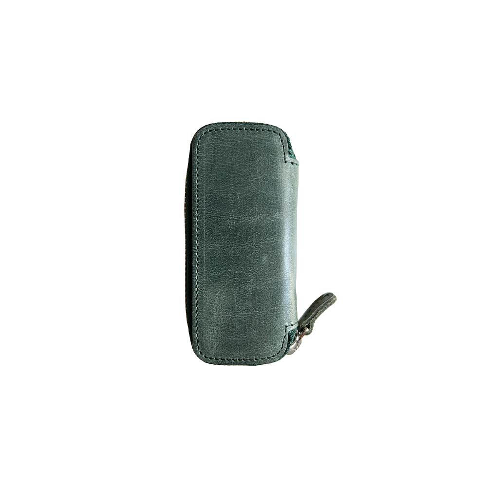 2 Pen Kaweco Crazy Horse Groen etui * Galen Leather