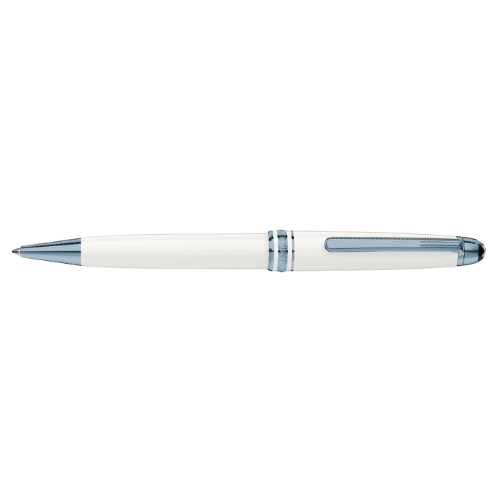 Glacier White Precious Resin Classique ballpoint * Montblanc Meisterstück