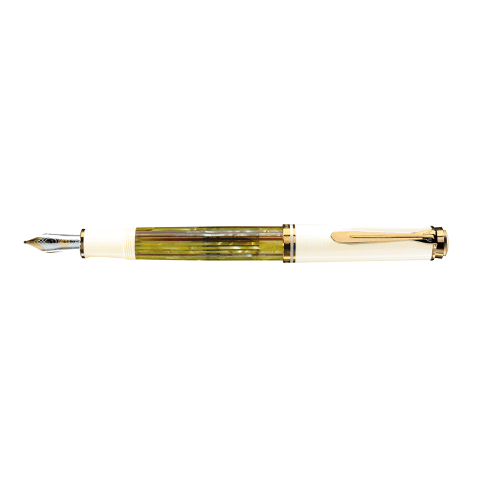 Souverän M400 Tortoiseshell White vulpen * Pelikan