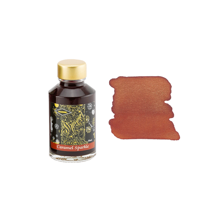 Caramel Sparkle shimmer ink * Diamine