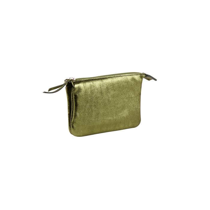 Cuirisé small multi pouch Moss * Clairfontaine
