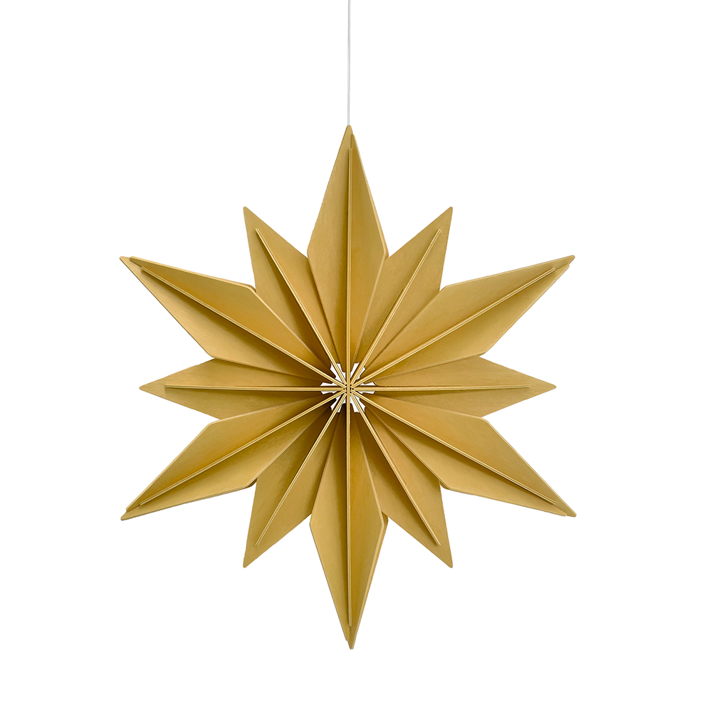 75. Decor Star Honey Yellow 24cm * 3D puzzle card * LOVI