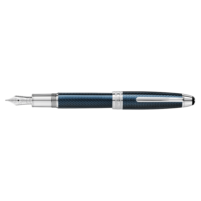 Blue Hour Metal fountain Pen , Meisterstück Solitaire * Montblanc