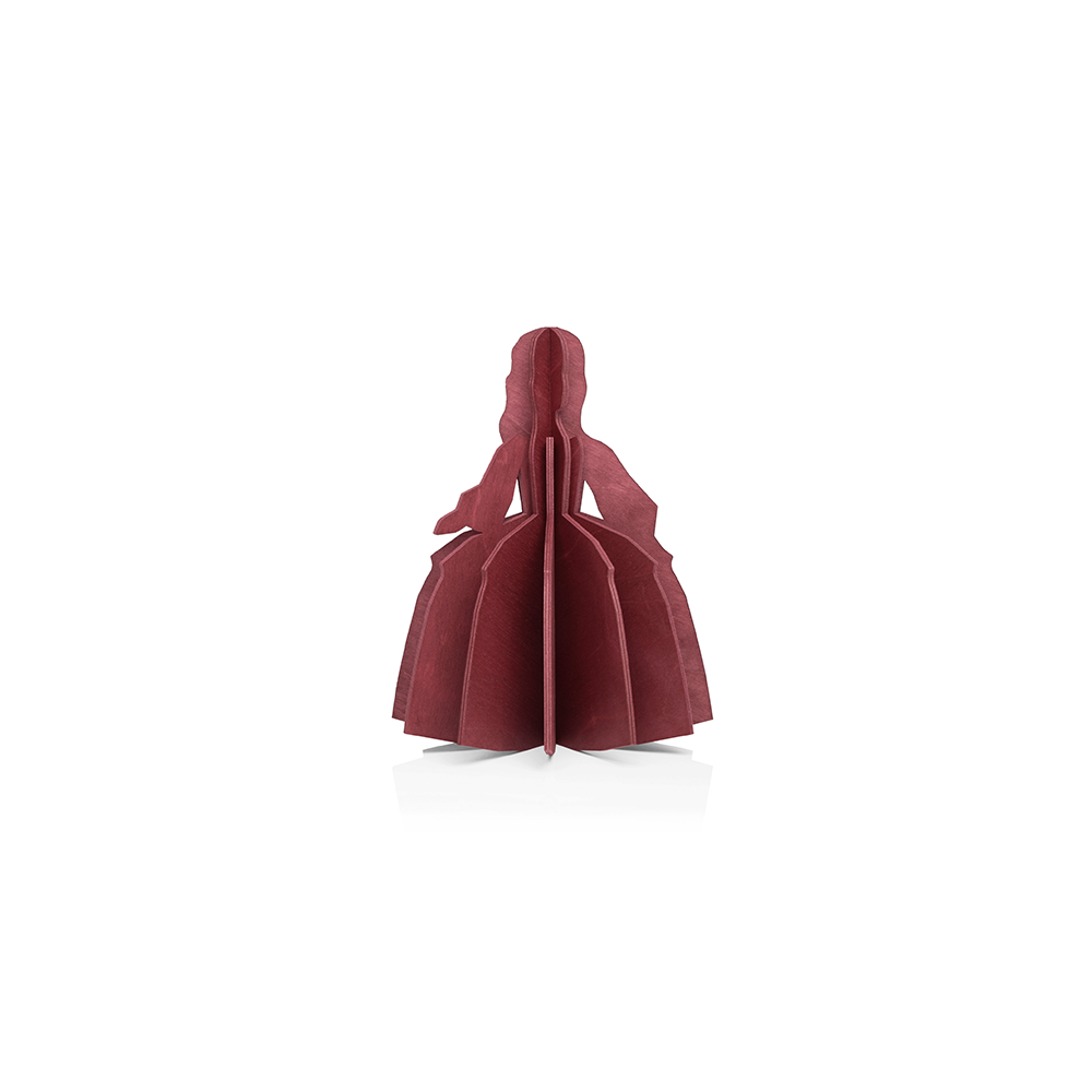 81. Las Meninas Rood * 3D Puzzelkaart * Lovi