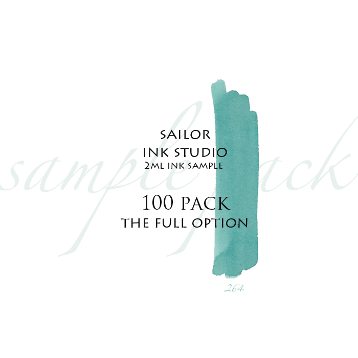 Sailor Ink Studio, 100 colours sample pack: The Full Option Only