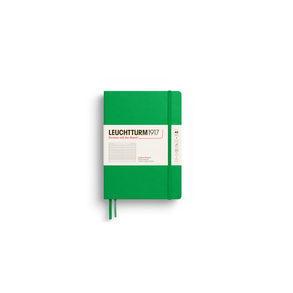 Notitieboek A5, Hardcover, Spring Green * Leuchtturm1917