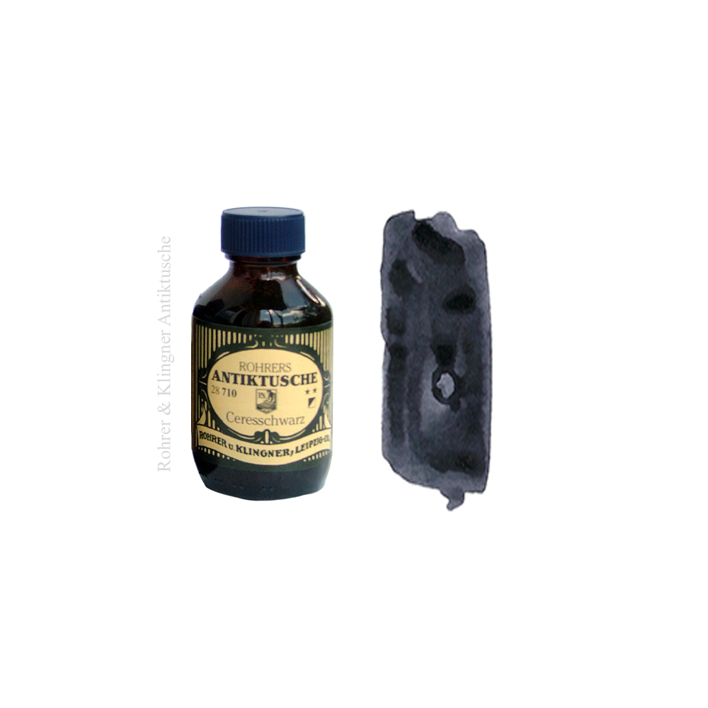 Antiktusche Ceresschwarz, pigment ink * Rohrer & Klingner 