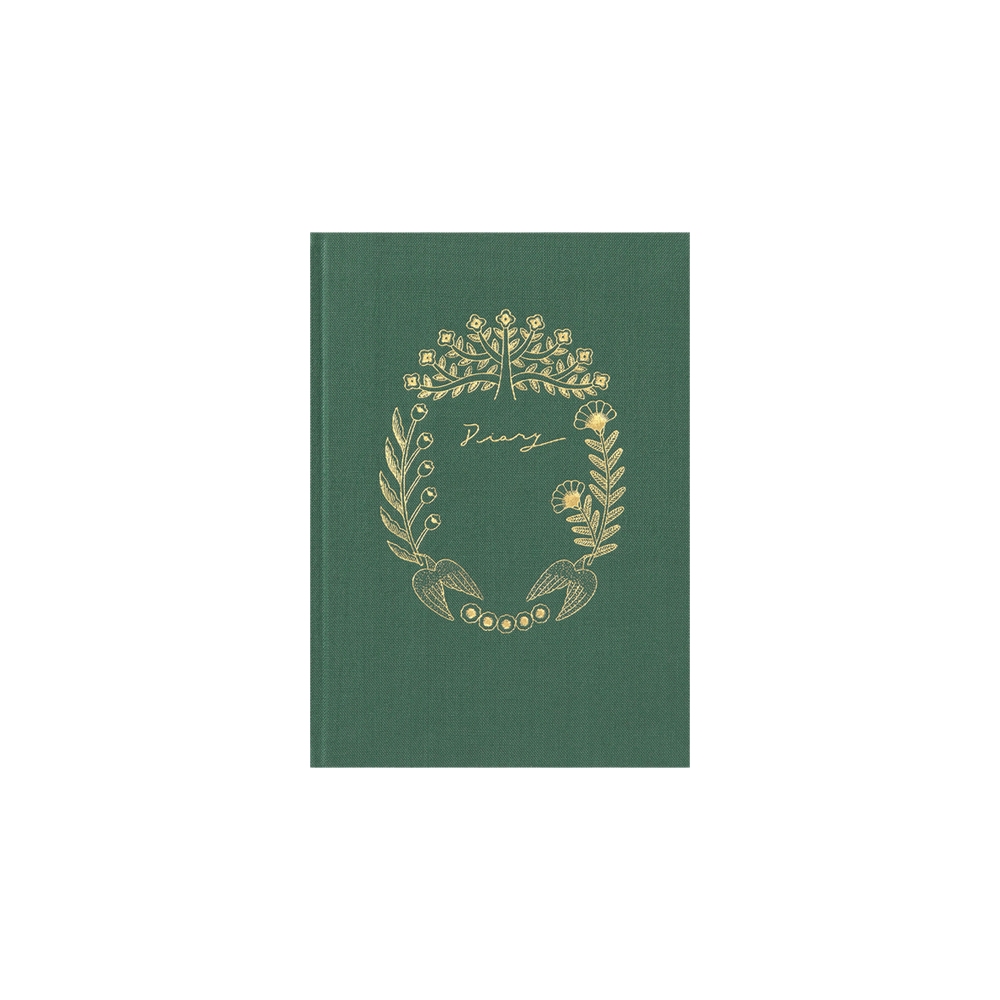 Dagboek Flowers & birds softcover, 2 dagen per blad * Midori Daily Dairy