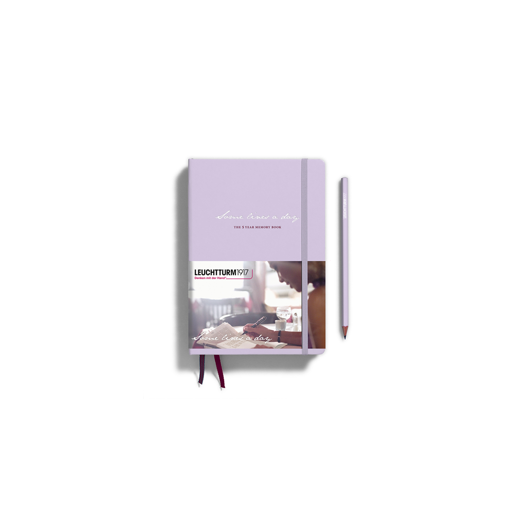 Some Lines A Day, Five Year Memory Book A5, Lilac * Leuchtturm1917