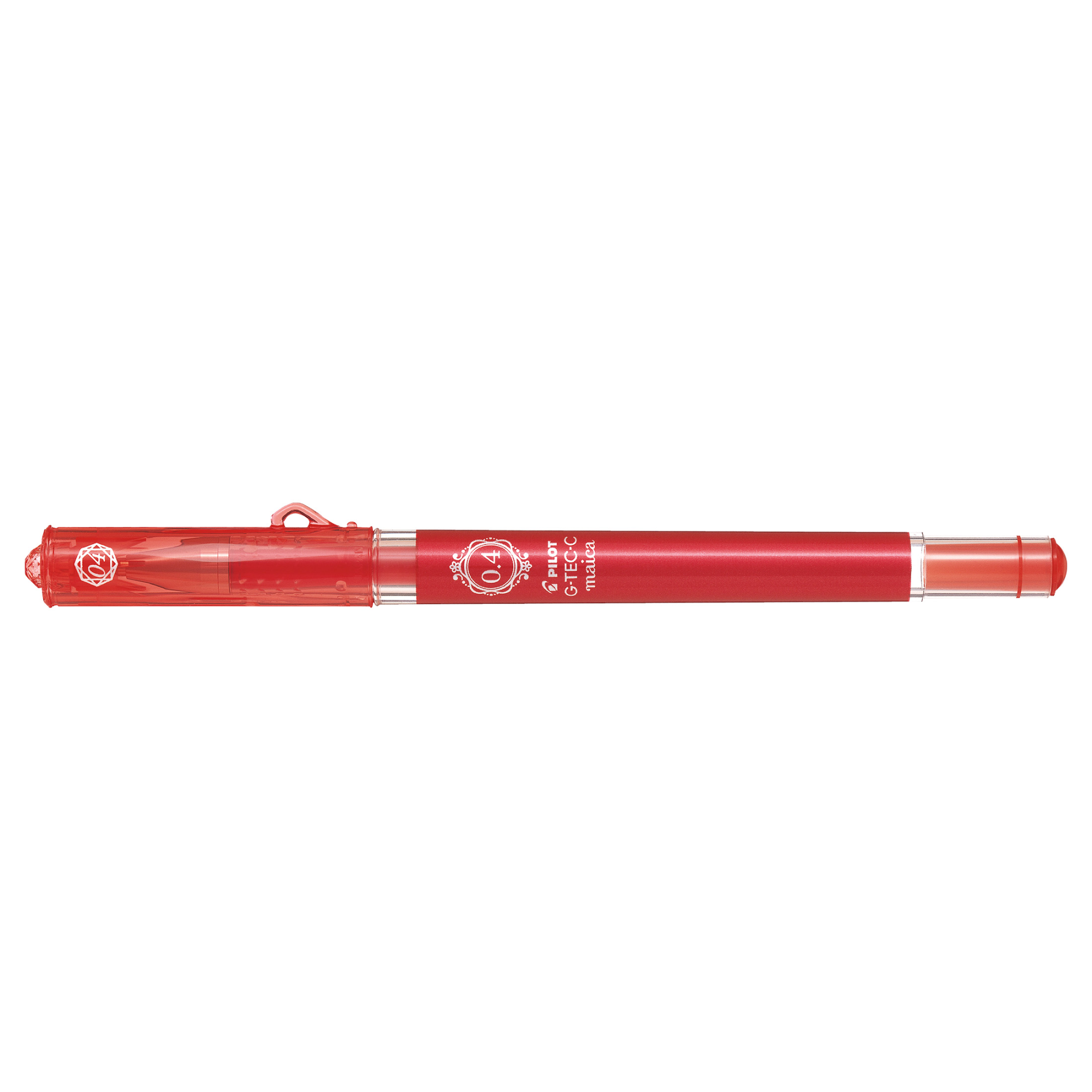 Maica G-TEC-C, Rood, Ultra fijne gel-inkt roller * Pilot