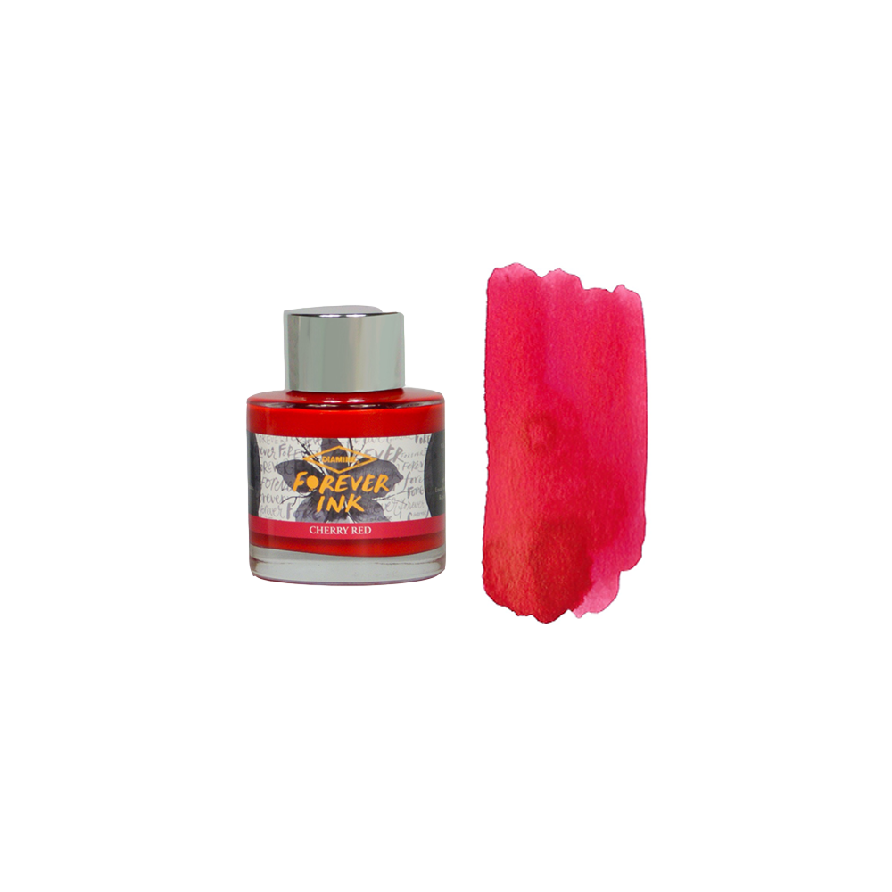 Cherry Red Forever Ink 50ml, pigment * Diamine
