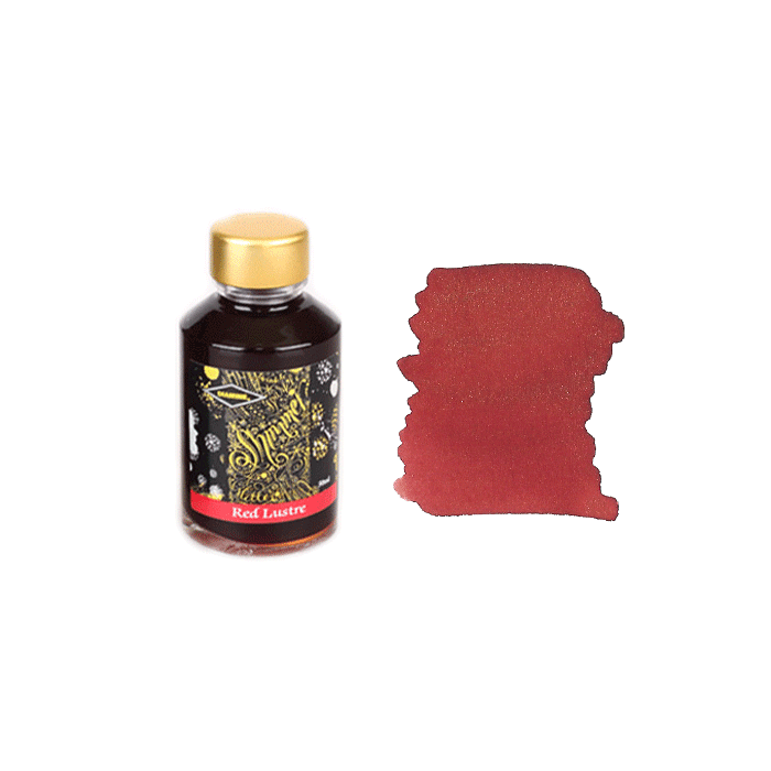 Red Lustre shimmer ink * Diamine