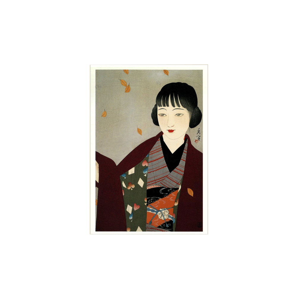 022. Autumn,  Japanese post card * Benrido
