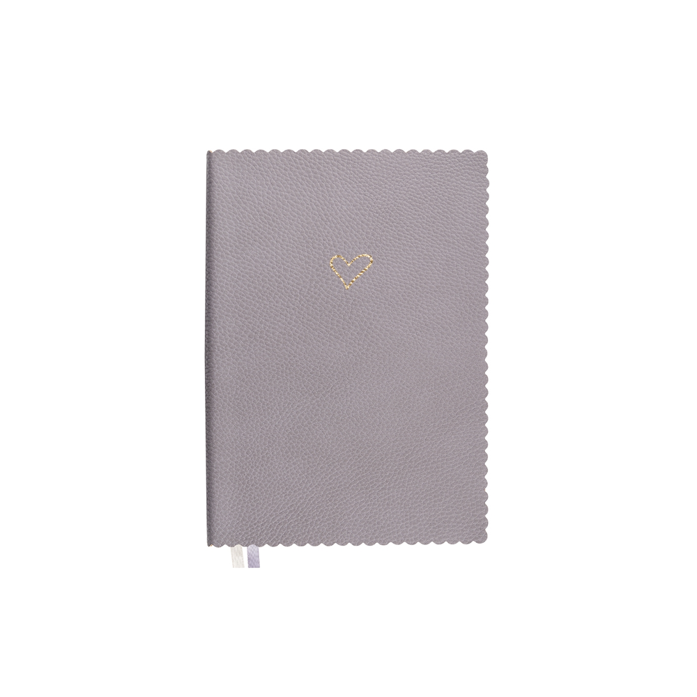 NEW 11. Journal, Taupe, hart * Artebene