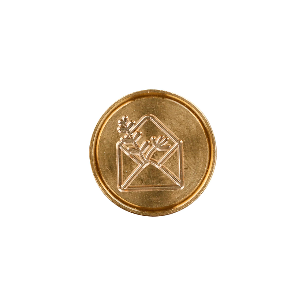 Brass Wax Seal Stamp 24mm Envelope * J. Herbin