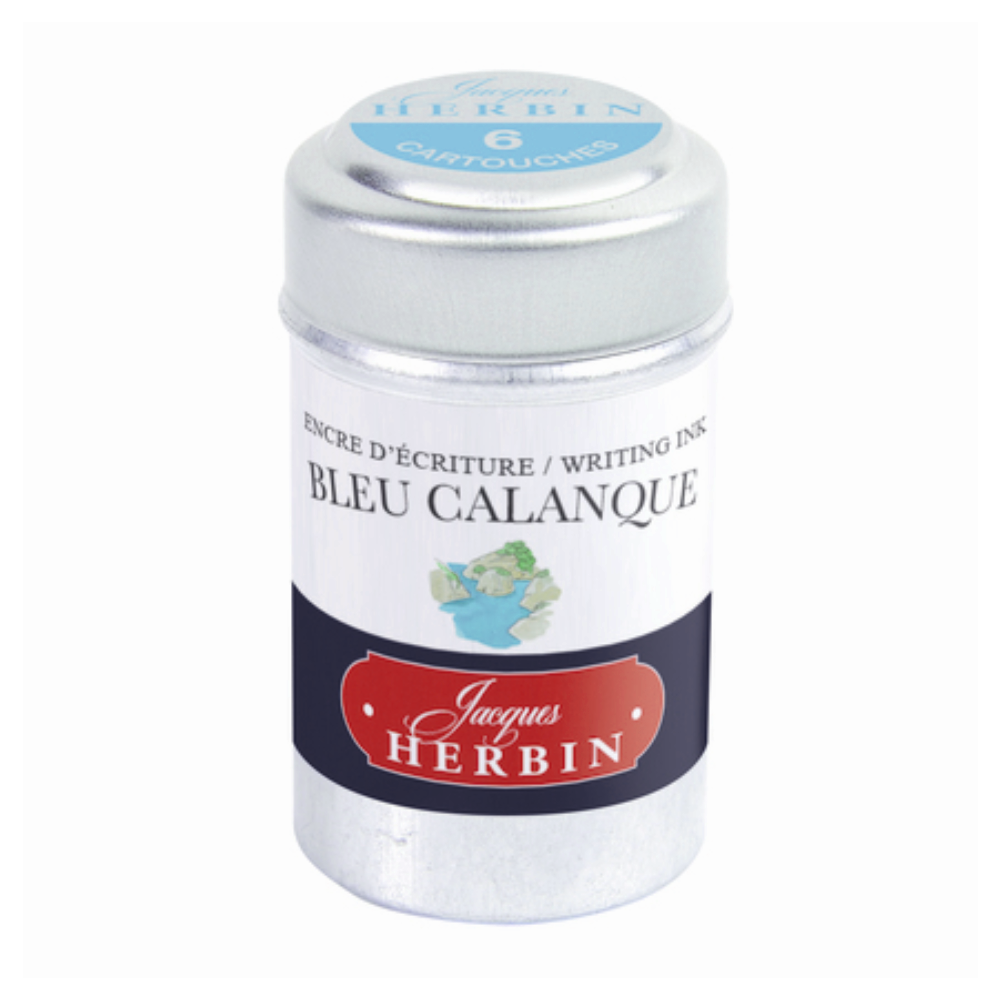 Herbin Bleu Calanque cartridges