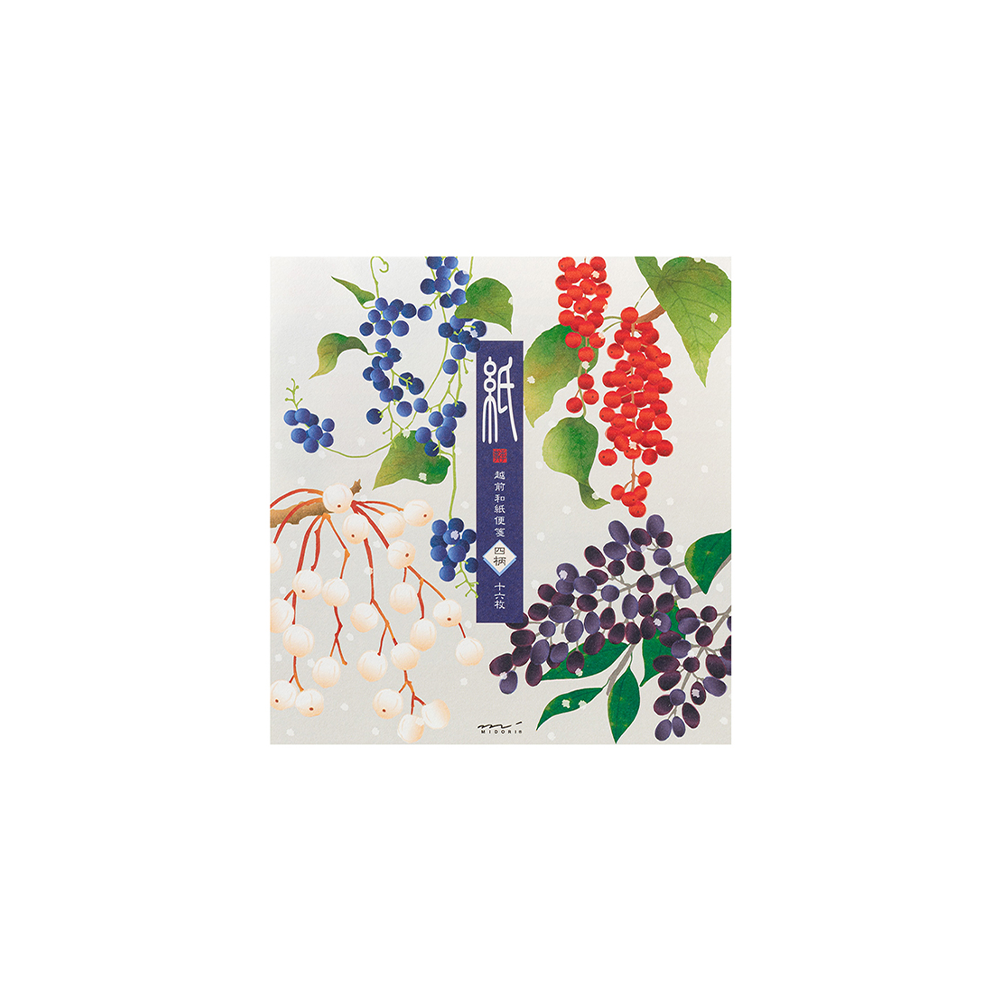 59.1 Winter Fruit '25 Letter Paper * Midori