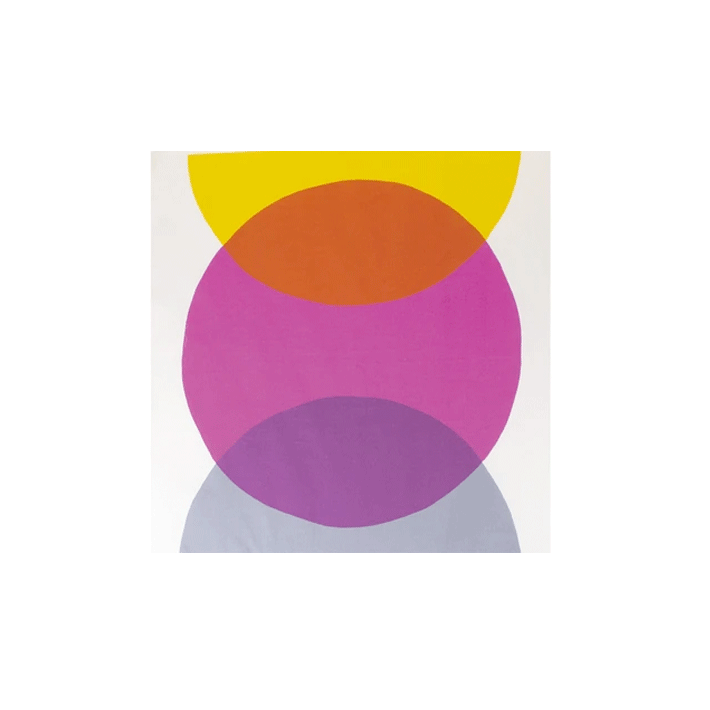 07. Organic, Circle pink 100cm * Musubi Furoshiki