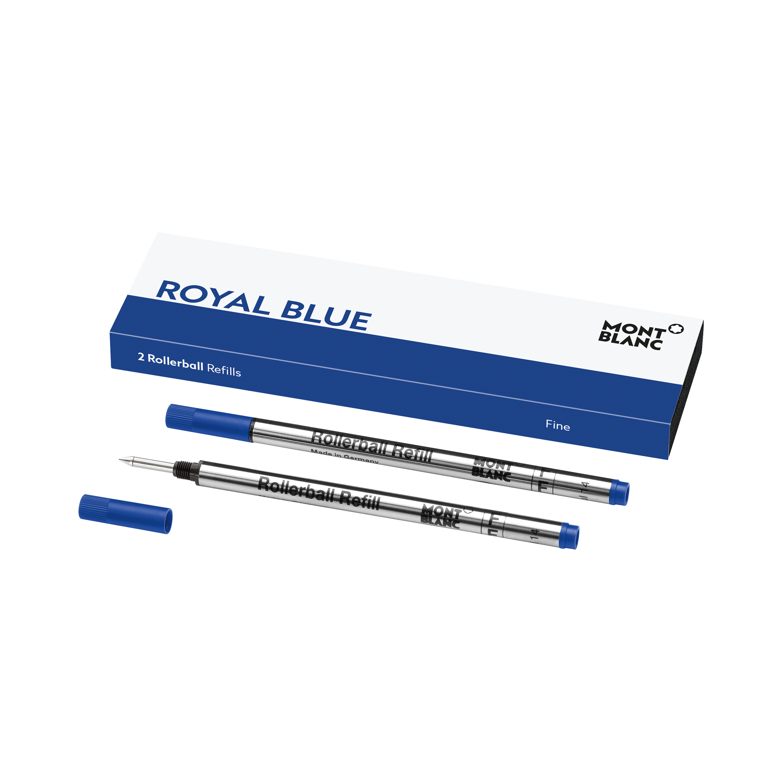 Royal Blue M rollerball refills * Montblanc
