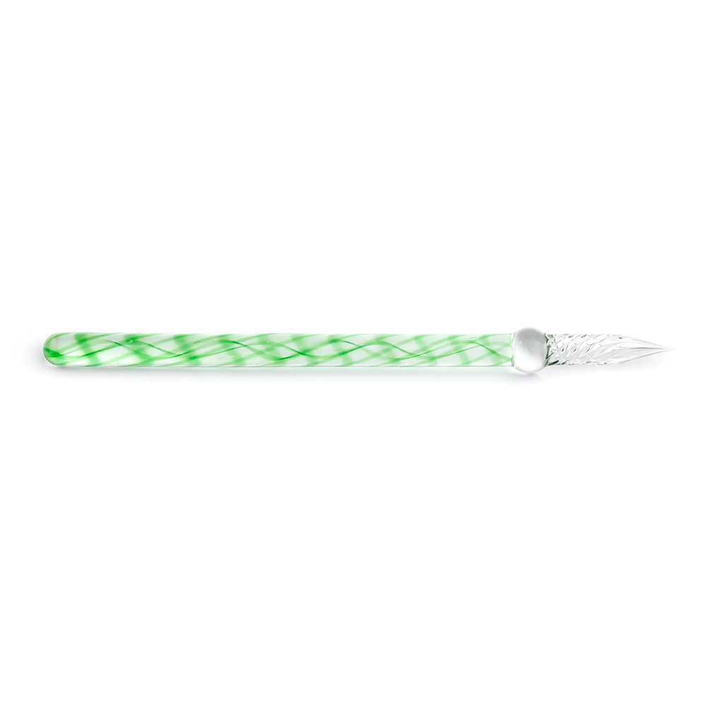 Glass pen Round Green* J. Herbin