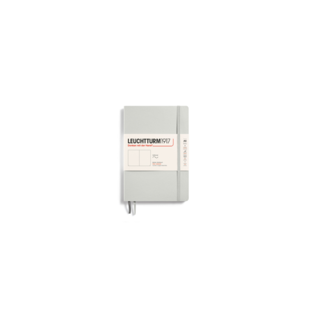 Notitieboek Softcover Medium A5 Light Grey, Plain * Leuchtturm1917