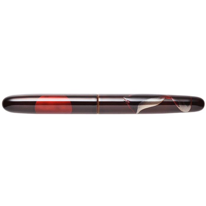 CP. A Fox with the Harvest Moon Cigar Portable * Nakaya tameshukashi