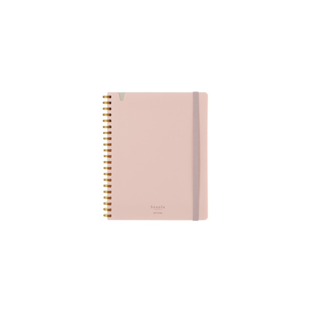 Notebook Softring Sooofa B6 Pink * Kokuyo