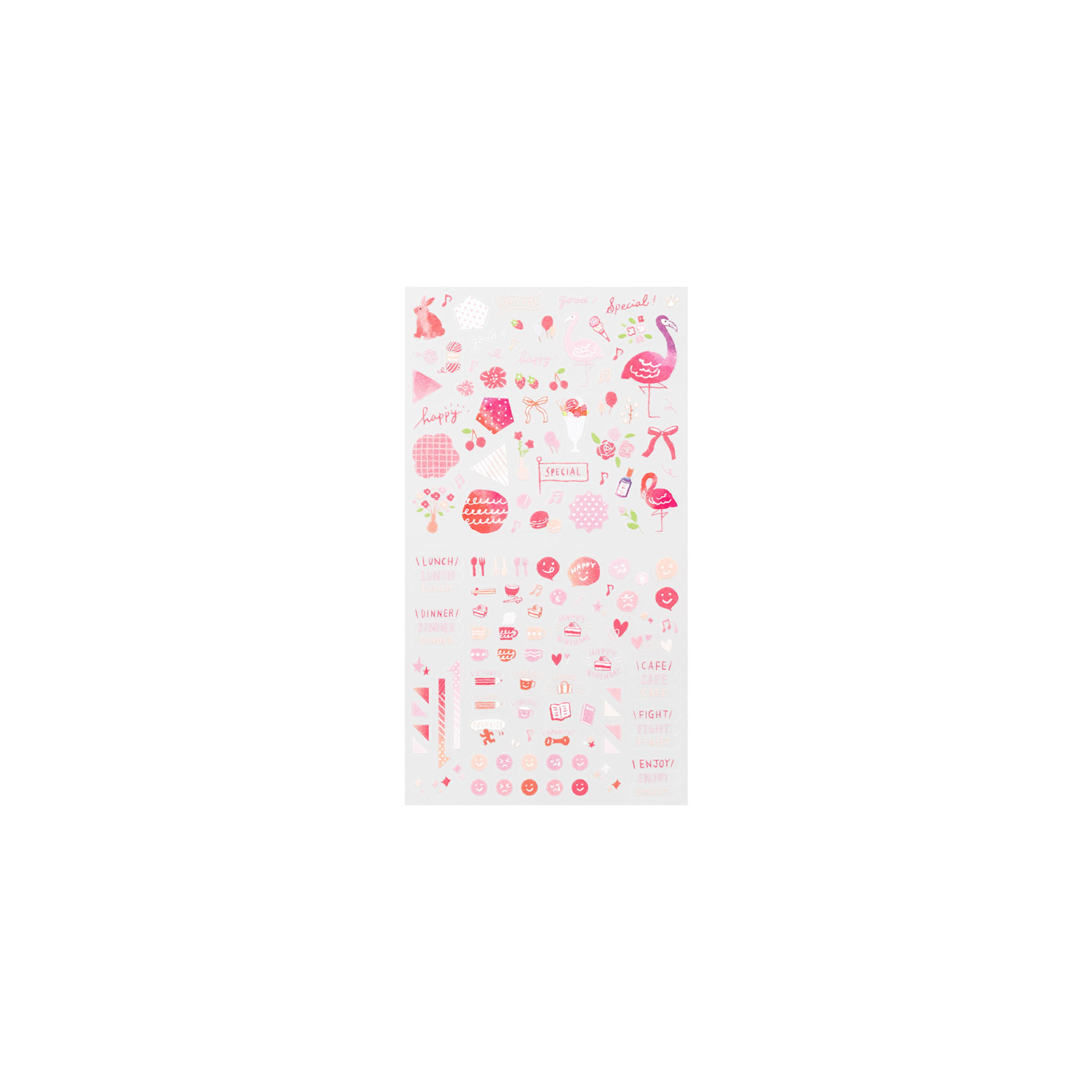 18. Stickers Color Pink * Midori