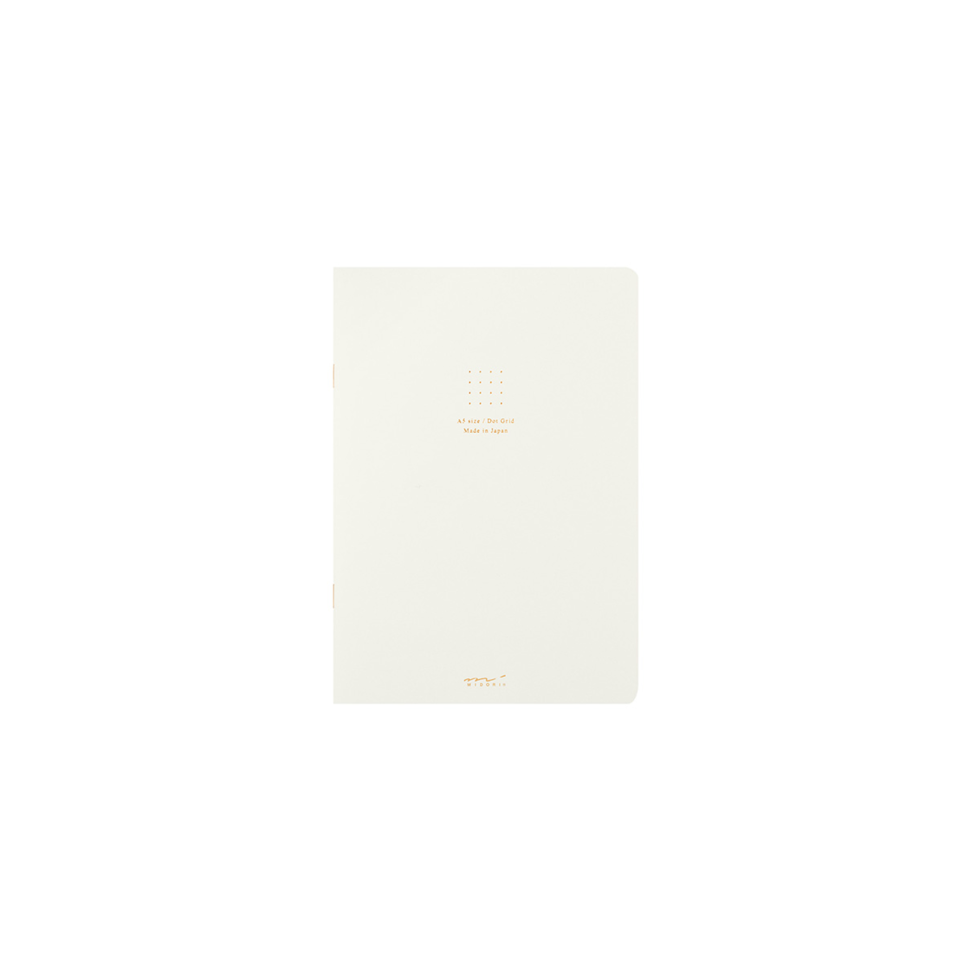 White, Midori Notebook Color Dot * Midori