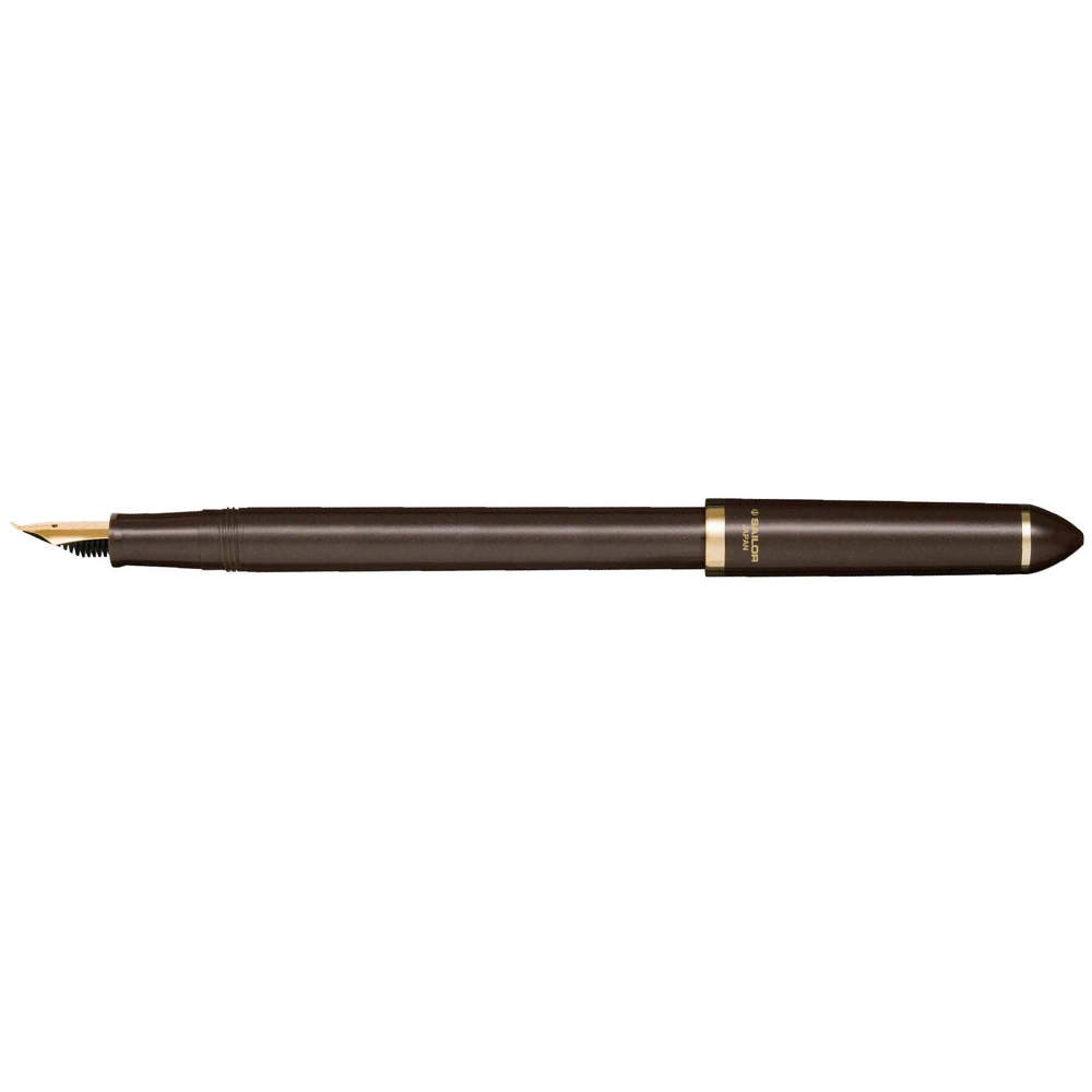 Sailor Fude De Mannen vulpen bruin 40° * Sailor