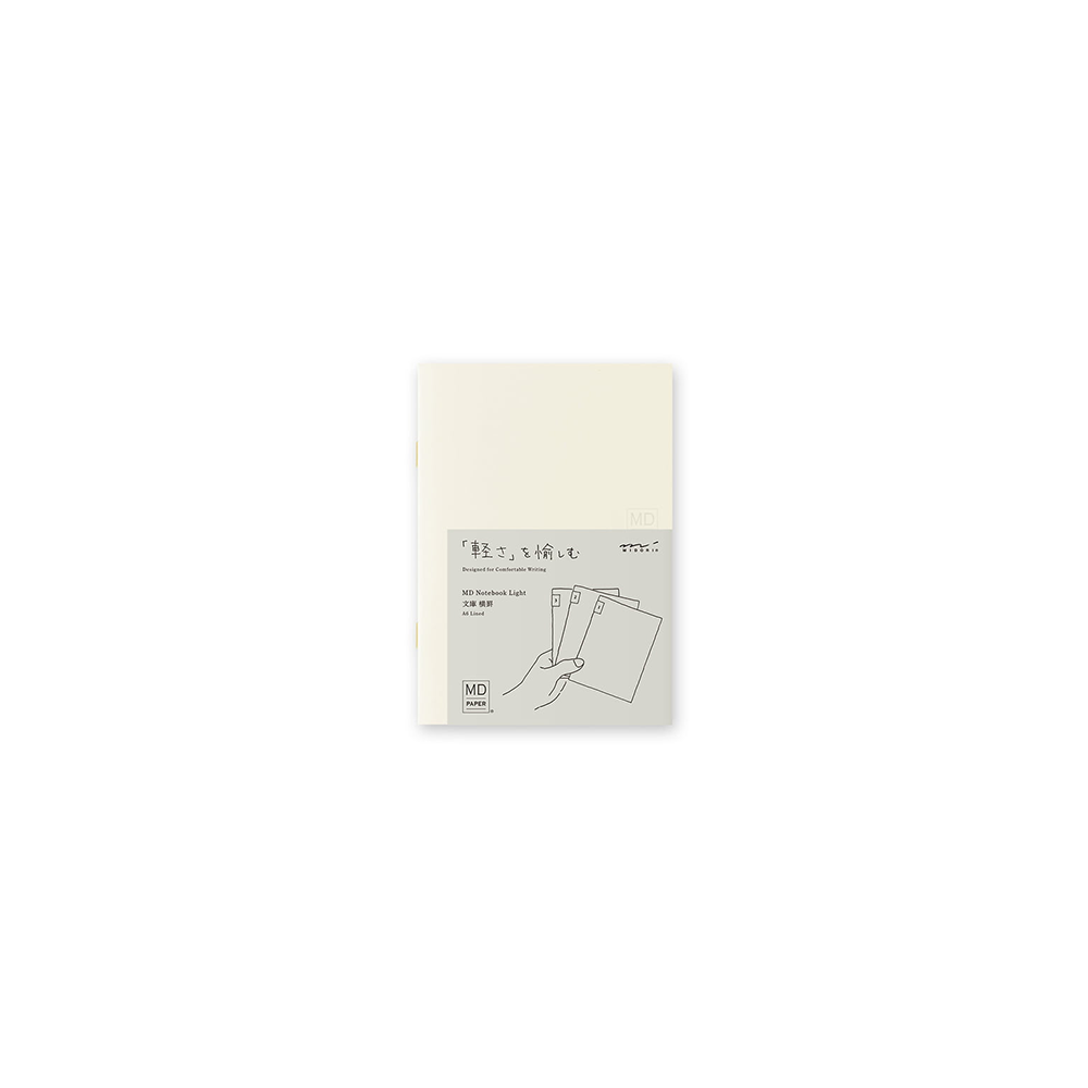 MD Light A6, tri-pack schriftjes, gelijnd * Midori